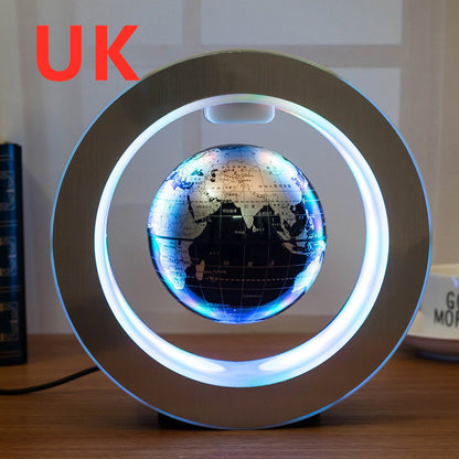 Magnetic Levitation LED World Map Floating Globe Light