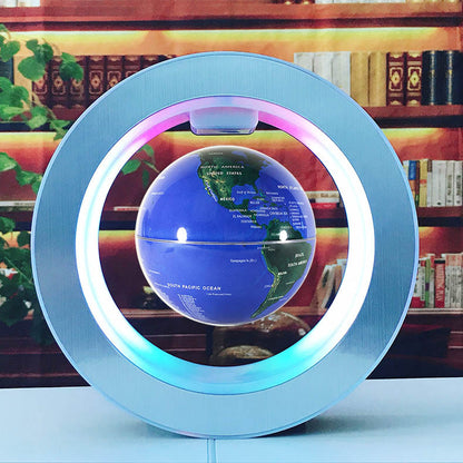 Magnetic Levitation LED World Map Floating Globe Light