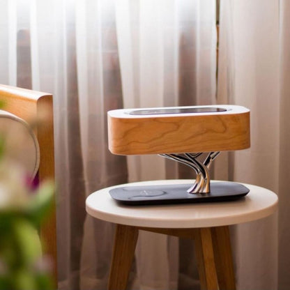 Multifunction LED Tree Lamp with Bluetooth Speaker & Wireless Charging