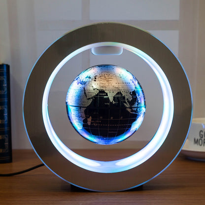 Magnetic Levitation LED World Map Floating Globe Light