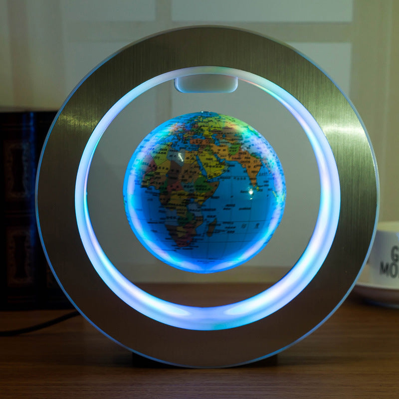 Magnetic Levitation LED World Map Floating Globe Light