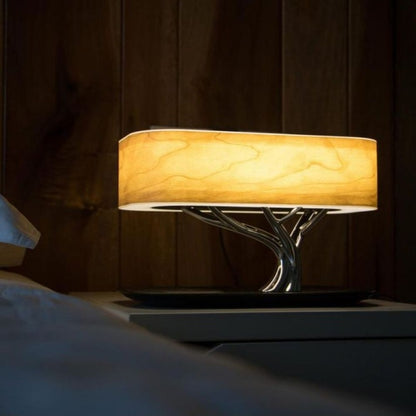 Multifunction LED Tree Lamp with Bluetooth Speaker & Wireless Charging
