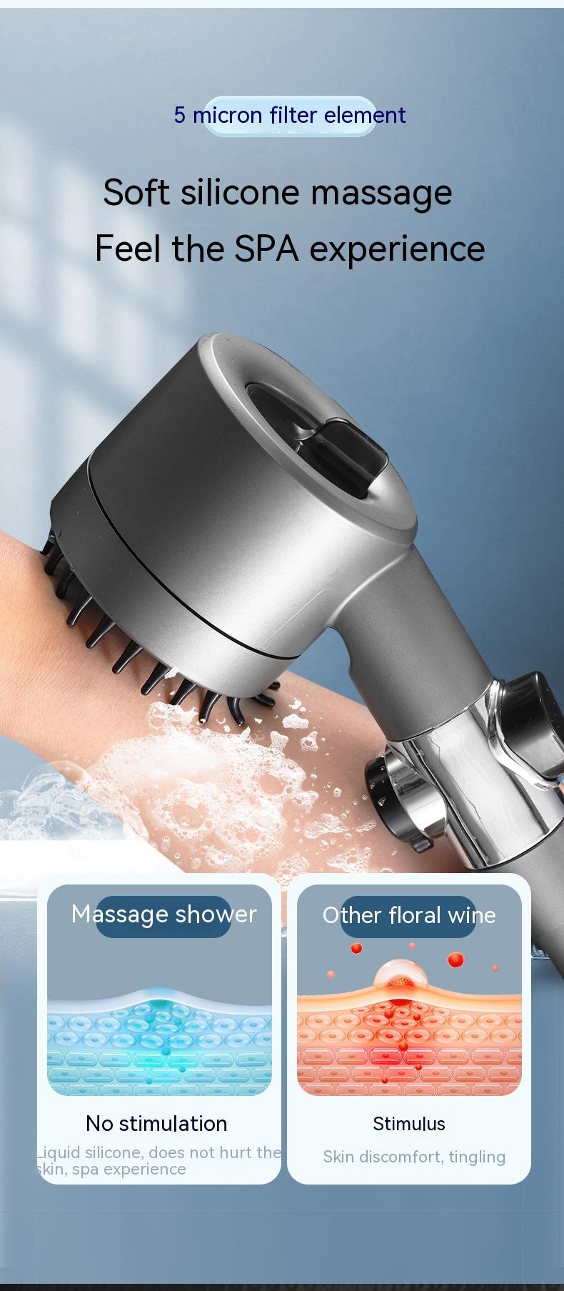 3-Mode High Pressure Adjustable Shower Head
