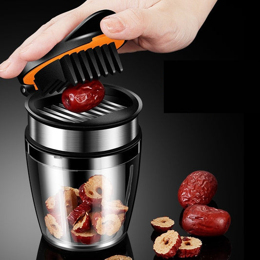 2-in-1 Kitchen Gadget with Integrated Fruit Cutter