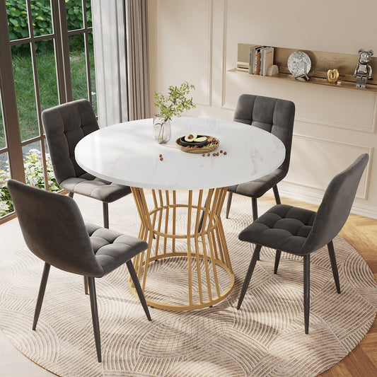 round dining table set for 8