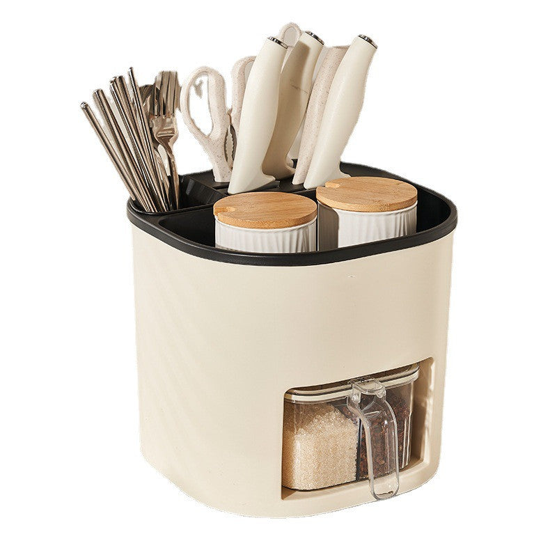 Large Capacity Kitchen Cutlery & Chopstick Storage Holder