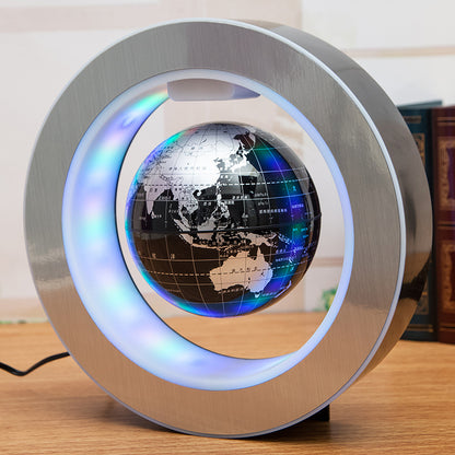 Magnetic Levitation LED World Map Floating Globe Light