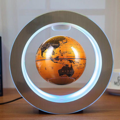 Magnetic Levitation LED World Map Floating Globe Light