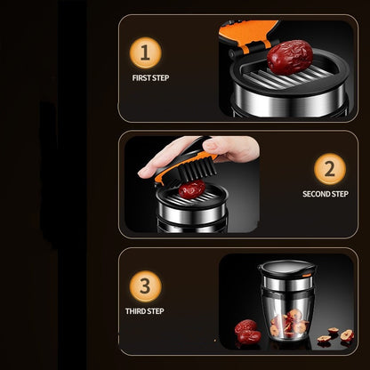 2-in-1 Kitchen Gadget with Integrated Fruit Cutter