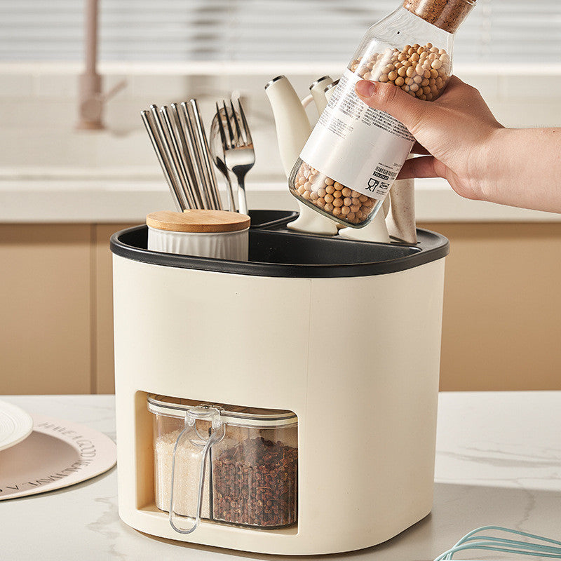 Large Capacity Kitchen Cutlery & Chopstick Storage Holder