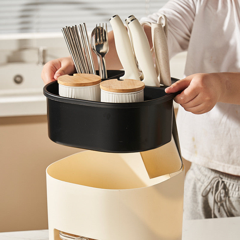 Large Capacity Kitchen Cutlery & Chopstick Storage Holder