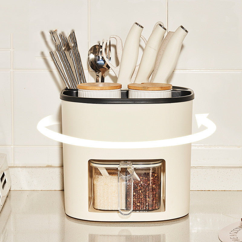 Large Capacity Kitchen Cutlery & Chopstick Storage Holder