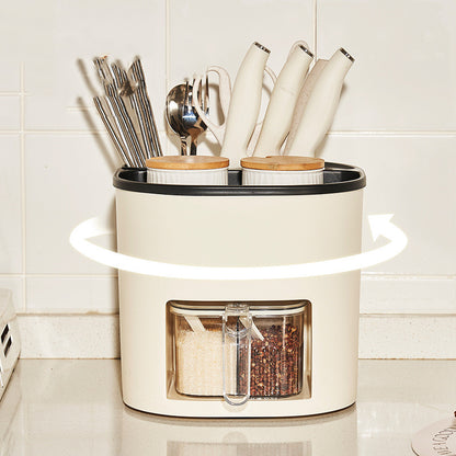 Large Capacity Kitchen Cutlery & Chopstick Storage Holder